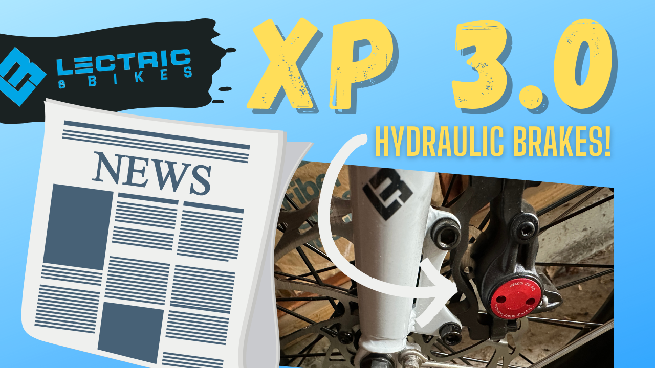 Lectric XP to Get Hydraulic Brakes! Chris Crossed