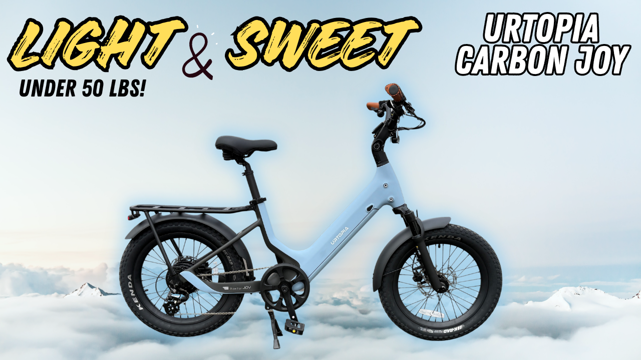 urtopia carbon joy carbon frame ebike